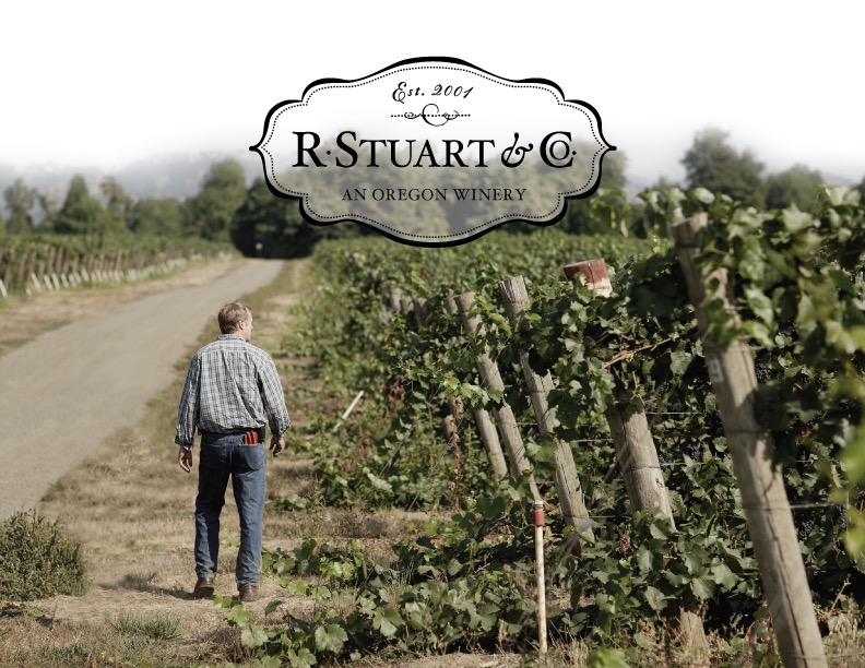 R Stuart & Co's Rob Stuart in the vineyards